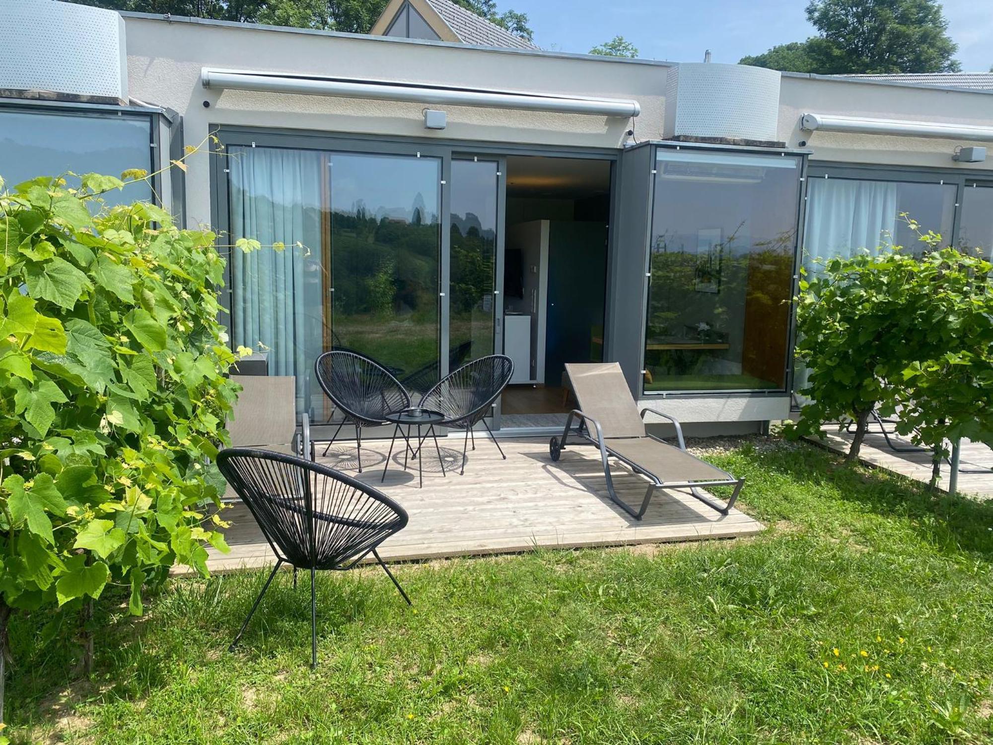 *Brandnew* Modernes Apartment In Den Weinbergen Mit Pool Und Sauna Spielfeld Buitenkant foto